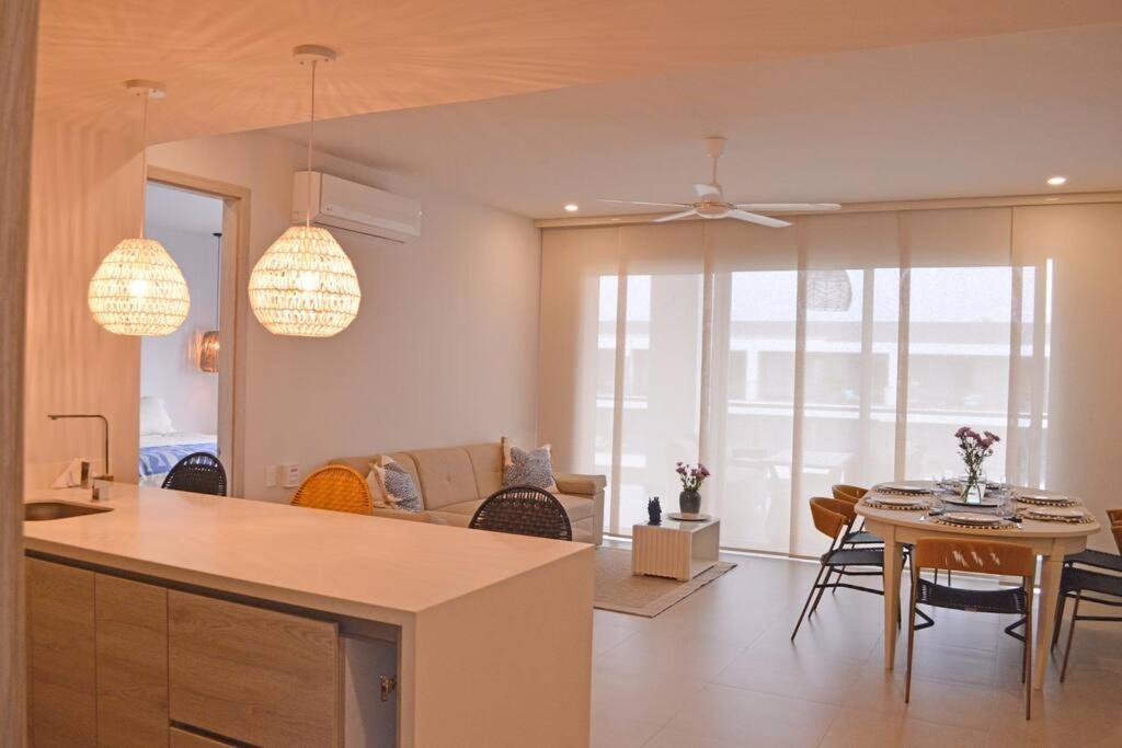 Lujoso Penthouse - Vista Al Mar - Playa Privada Apartment Cartagena Exterior photo