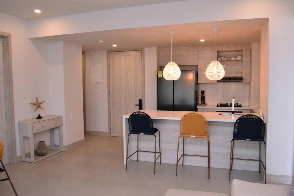 Lujoso Penthouse - Vista Al Mar - Playa Privada Apartment Cartagena Exterior photo